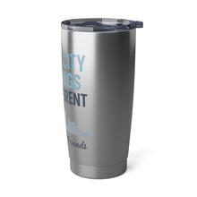 Motor City Mornings Hit Different – Detroit Skyline Stainless Steel Tumbler, Coffee Travel Mug, Detroit Gift #CoffeeWithFriends