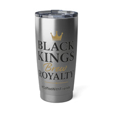 Black Kings Brew Royalty Tumbler – 20oz Stainless Steel Travel Mug with Lid, Insulated Coffee Cup #CoffeeWithFriends