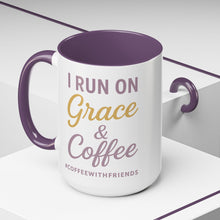 I Run on Grace & Coffee Mug – Christian Coffee Cup, Inspirational Gift for Women & Men, Faith-Based Mug #CoffeeWithFriends
