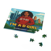Detroit D Girl Puzzle 10x8 Adult Jigsaw Puzzle #CoffeeWithFriends