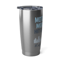 Motor City Mornings Hit Different – Detroit Skyline Stainless Steel Tumbler, Coffee Travel Mug, Detroit Gift #CoffeeWithFriends