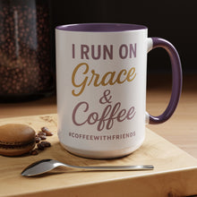 I Run on Grace & Coffee Mug – Christian Coffee Cup, Inspirational Gift for Women & Men, Faith-Based Mug #CoffeeWithFriends