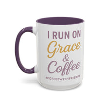 I Run on Grace & Coffee Mug – Christian Coffee Cup, Inspirational Gift for Women & Men, Faith-Based Mug #CoffeeWithFriends
