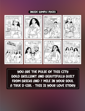 A Love Story to the D Girl Coloring Book – Black Baddie Vibes, Detroit Love, 25 Pages of City Pride